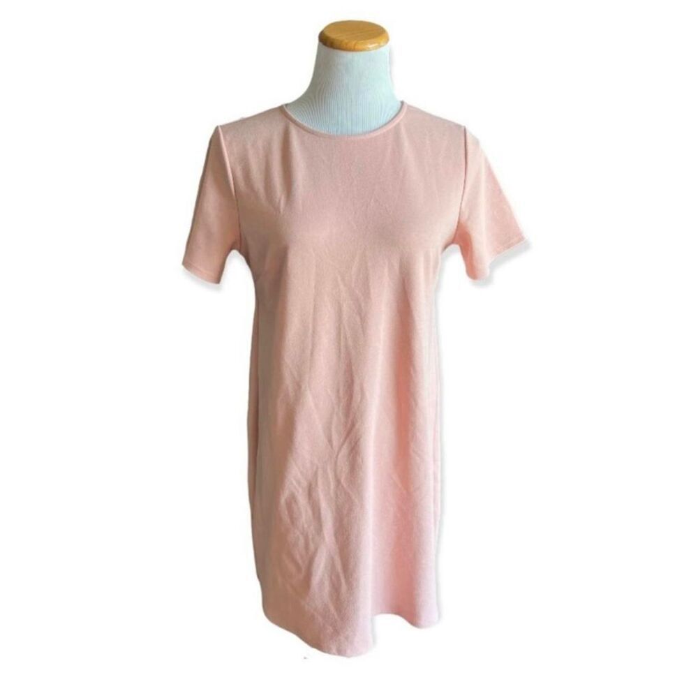 Womens Simlu Boutique Simplistic Blush Sheath Dress - Sz L